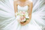 bride wades down aisle in phillippines flood scaled