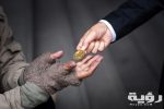business man give his gold bitcoin homeless man 74324 46