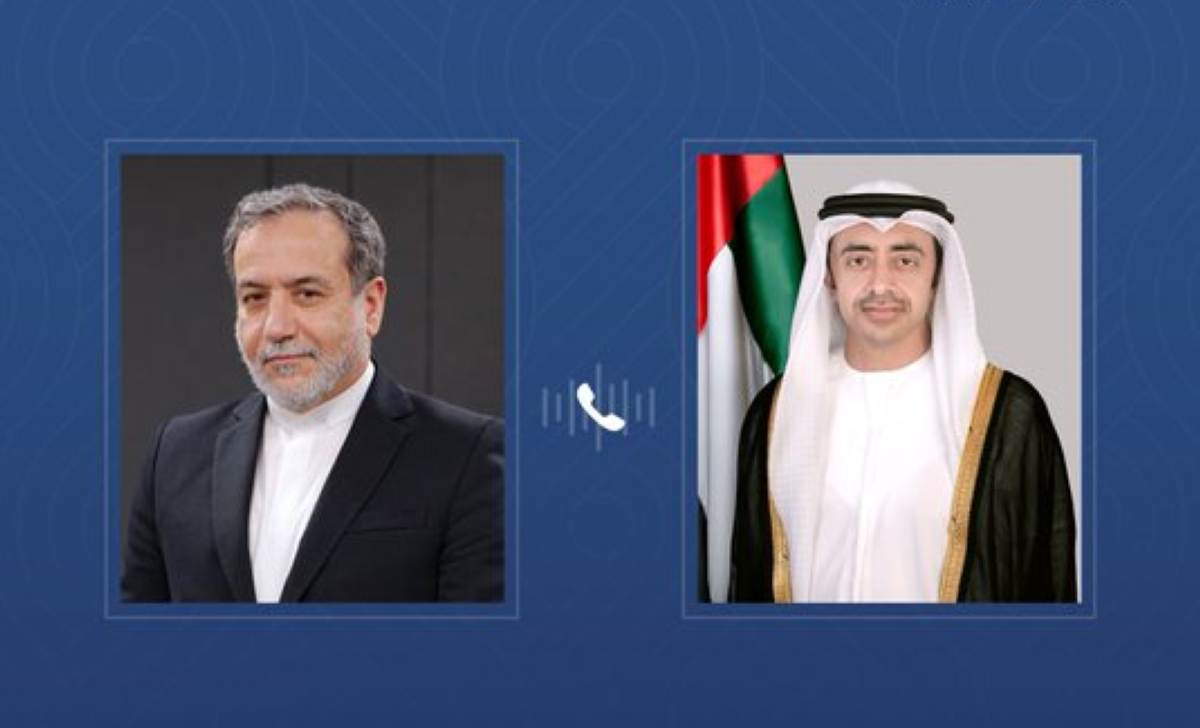 عبدالله بن زايد يُدين الاستهداف العسكري الإسرائيلي لإيران خلال اتصال هاتفي مع عراقجي