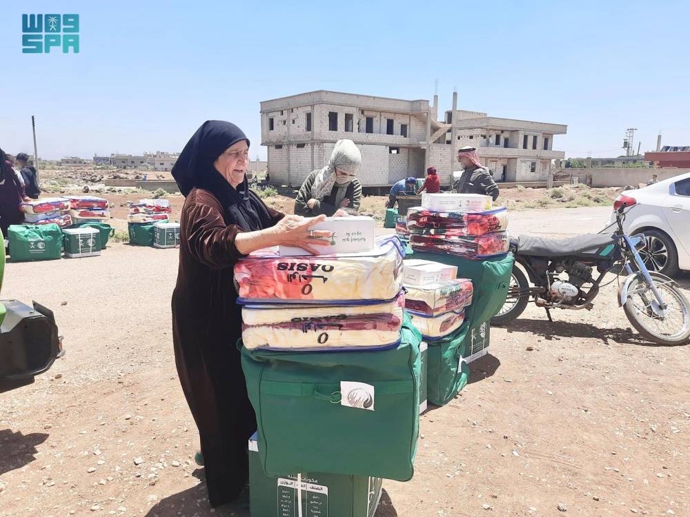مساعدات إيوائية عاجلة للمتضررين من حرائق اللاذقية في إطار جهود الإغاثة السعودية