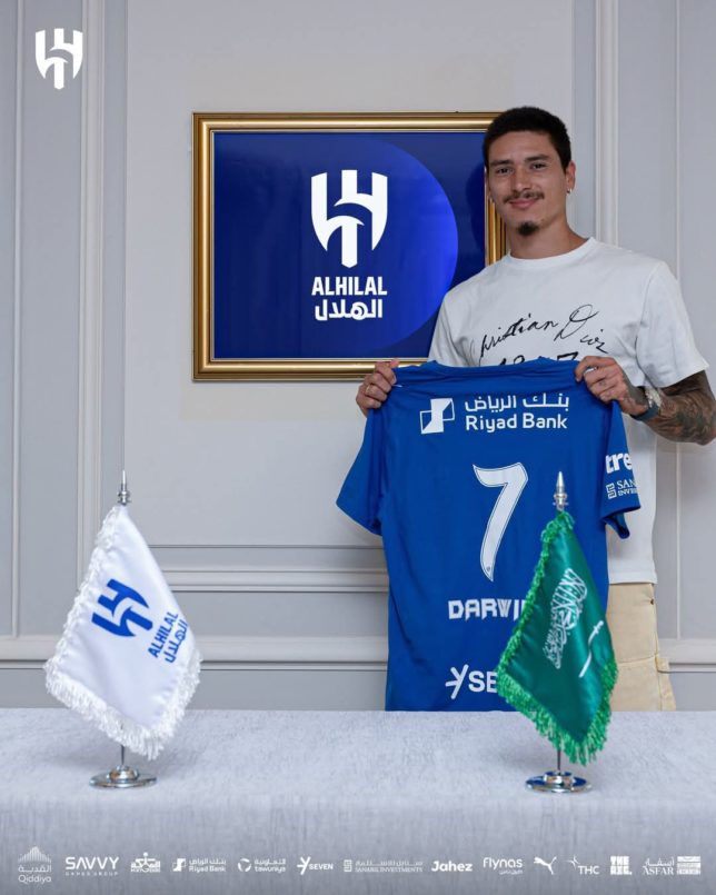 نونيز يغيب عن تشكيلة الهلال في مواجهة أراو السويسري