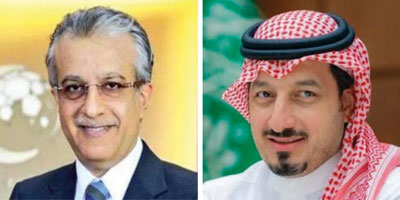 آل خليفة يهنئ المسحل على إنجاز توثيق تاريخ كرة القدم السعودية