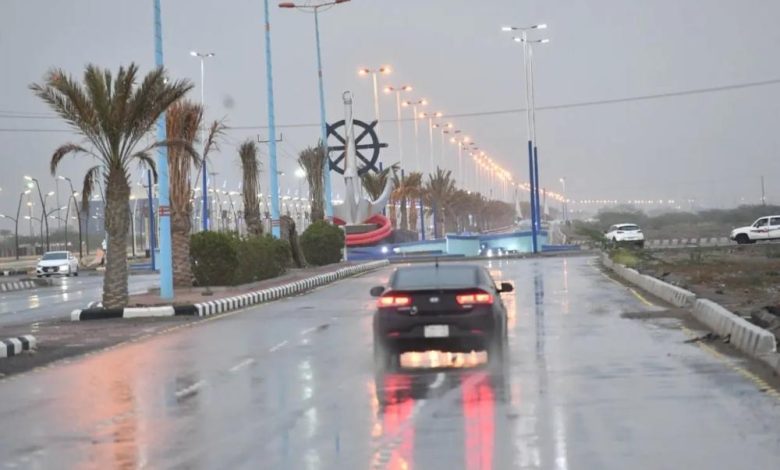 أمطار غزيرة متوقعة مساءً في منطقة جازان بالسعودية
