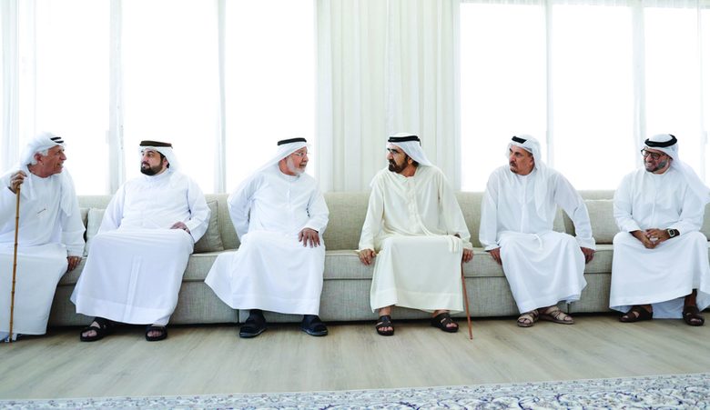 محمد بن راشد يقدم تعازيه القلبية في وفاة حسين خانصاحب: كلمات تلامس القلوب