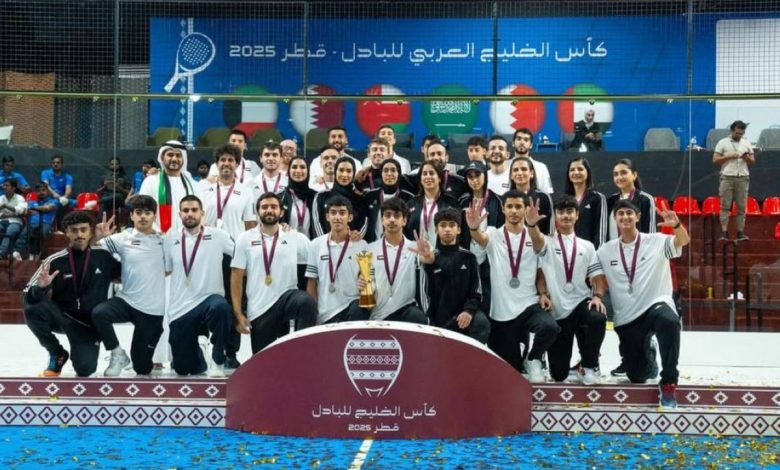 منتخب الإمارات يحقق لقب كأس الخليج العربي للبادل في إنجاز تاريخي!