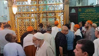 إقبال جماهيري كبير على ضريح الدسوقي خلال افتتاح مولده في كفر الشيخ 5 إقبال جماهيري كبير على ضريح الدسوقي خلال افتتاح مولده في كفر الشيخ