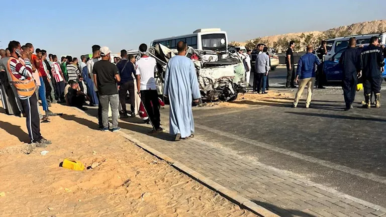 حادث تصادم مروع في ميت حمل الشرقية يسفر عن مصرع شخصين وإصابة 8 آخرين