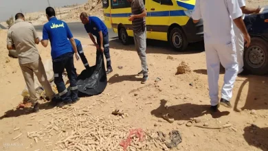 مصرع شخص وإصابة اثنين في حادث انقلاب سيارة ملاكي ببني سويف 4 مصرع شخص وإصابة اثنين في حادث انقلاب سيارة ملاكي ببني سويف