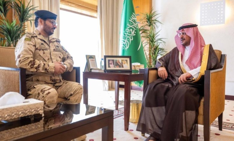نائب أمير القصيم يستقبل قائد قوات الطوارئ الخاصة في زيارة تعزز الأمن والاستقرار بالمنطقة 1 نائب أمير القصيم يستقبل قائد قوات الطوارئ الخاصة في زيارة تعزز الأمن والاستقرار بالمنطقة