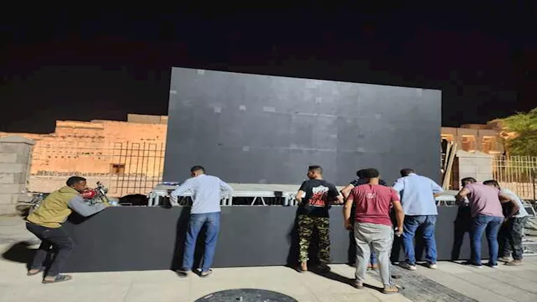 شاشات عملاقة تُزيّن افتتاح المتحف المصري الكبير: تفاصيل حصرية وصور مبهرة 1 شاشات عملاقة تُزيّن افتتاح المتحف المصري الكبير: تفاصيل حصرية وصور مبهرة